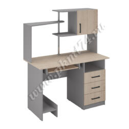 Стол для кабинета информатики МТ 07-11 Вулканический серый - Клен Стол для кабинета информатики МТ 07-11 Вулканический серый - Клен