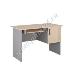 Стол для кабинета информатики МТ 07-2 Вулканический серый - Клен