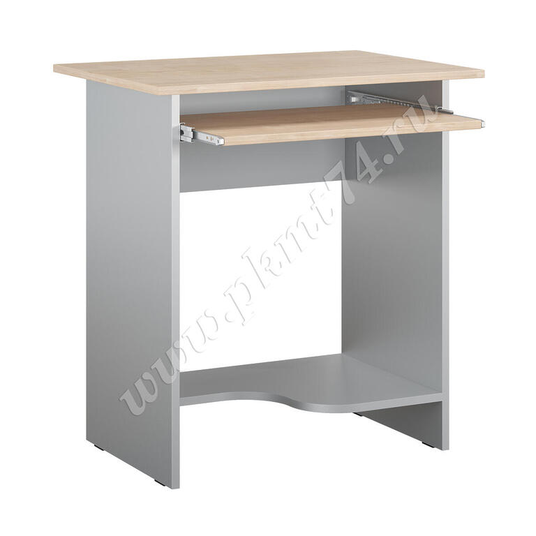 Стол для кабинета информатики МТ 07-7 Алюминий - Клен
