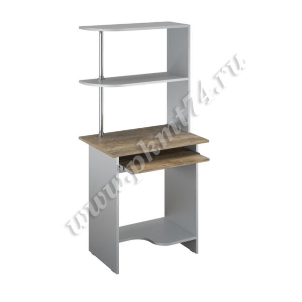 Стол для кабинета информатики МТ 07-8 Аллюминий - Кейптаун