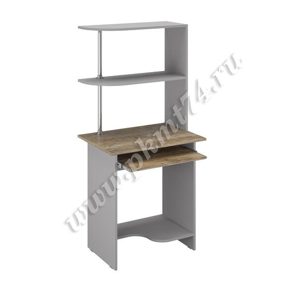 Стол для кабинета информатики МТ 07-8 Вулканический серый - Кейптаун