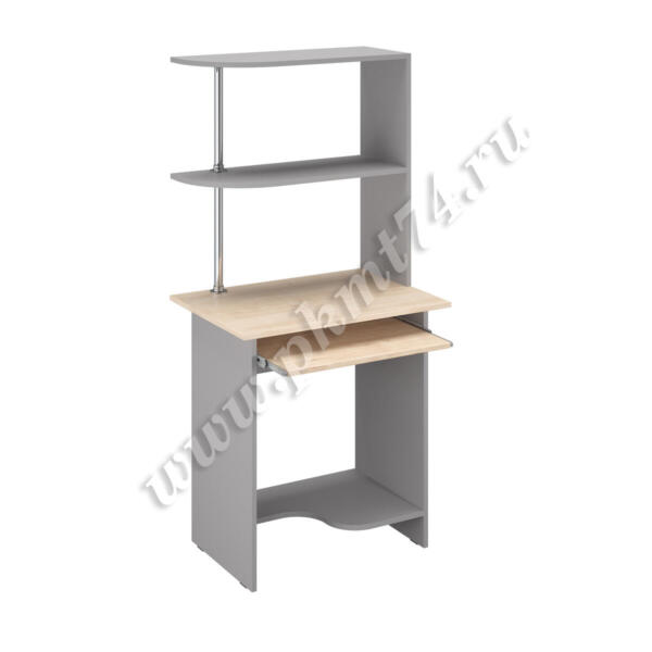 Стол для кабинета информатики МТ 07-8 Вулканический серый - Клен