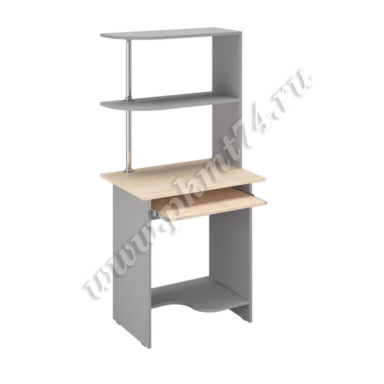 Стол для кабинета информатики МТ 07-8 Вулканический серый - Клен