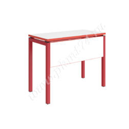 Стол со щитом МТ 01-15 красный - Белый