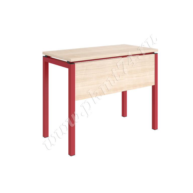 Стол со щитом МТ 01-15 красный - Клен