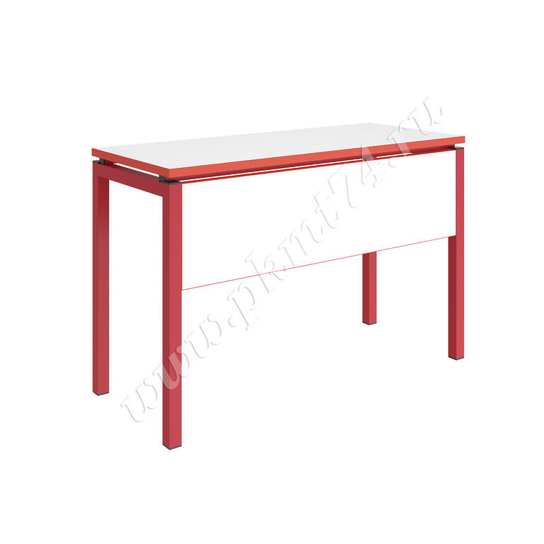 Стол со щитом МТ 01-16 красный - Белый Стол со щитом МТ 01-16 красный - Белый