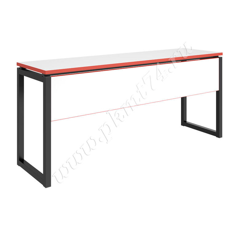 Стол со щитом МТ 01-19 черный - белый Стол со щитом МТ 01-19 черный - белый