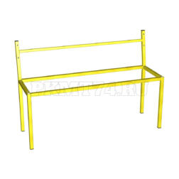 Каркас банкетки со спинкой МТ 05-3 желтый