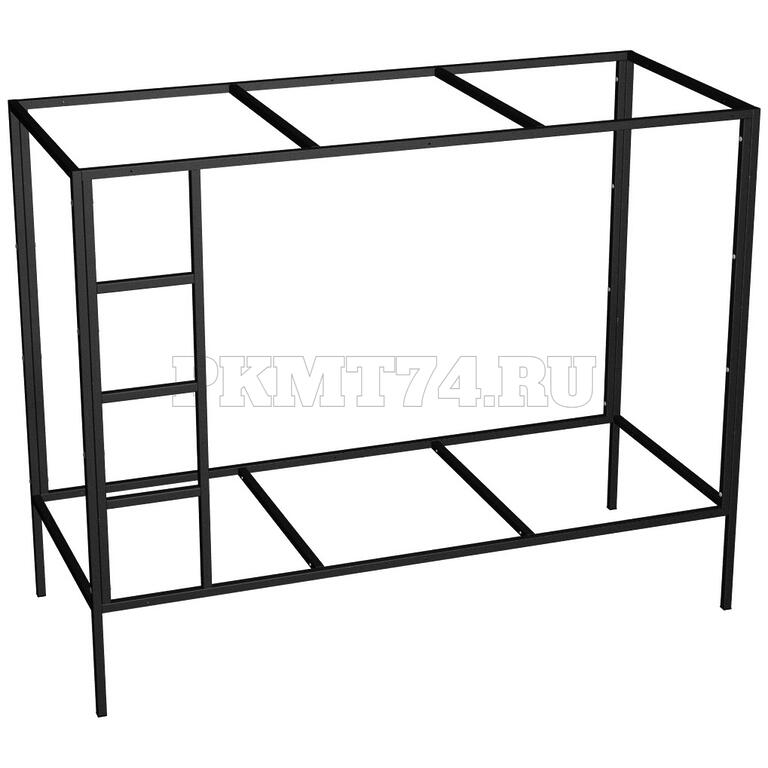 Каркас кровати двухъярусной с лестницей МТ 16-2 черный