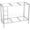 Каркас кровати двухъярусной с лестницей МТ 16-2 серый Каркас кровати двухъярусной с лестницей МТ 16-2 серый