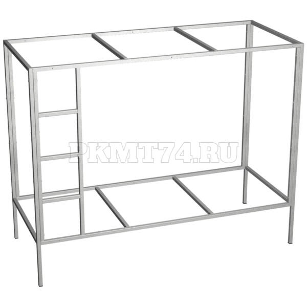 Каркас кровати двухъярусной с лестницей МТ 16-2 серый Каркас кровати двухъярусной с лестницей МТ 16-2 серый