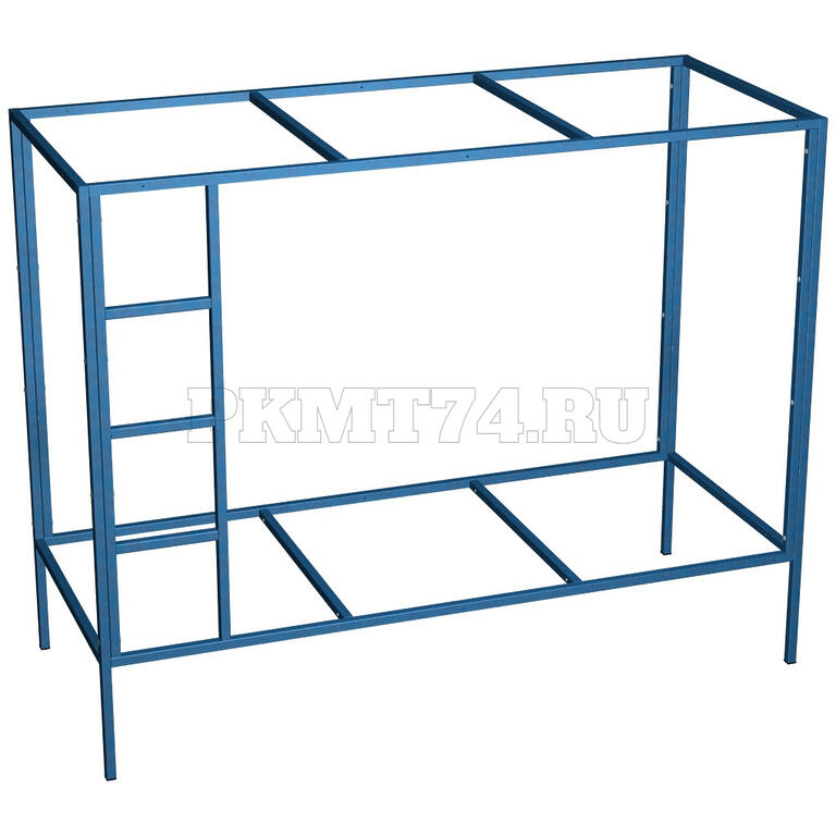 Каркас кровати двухъярусной с лестницей МТ 16-2 синий