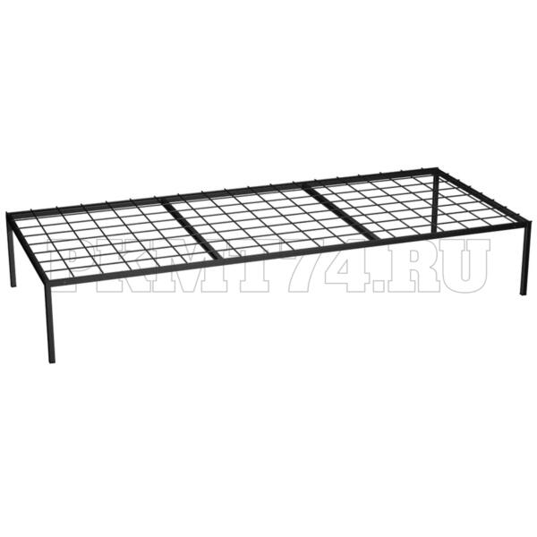 Каркас кровати с сеткой сварной МТ 16-7 черный Каркас кровати с сеткой сварной МТ 16-7 черный
