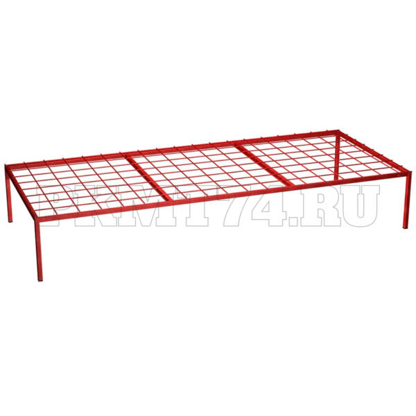 Каркас кровати с сеткой сварной МТ 16-7 красный Каркас кровати с сеткой сварной МТ 16-7 красный