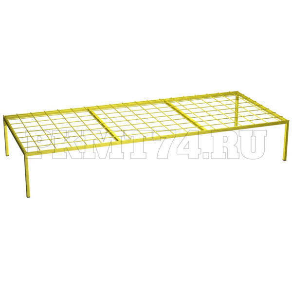 Каркас кровати с сеткой сварной МТ 16-7 желтый Каркас кровати с сеткой сварной МТ 16-7 желтый