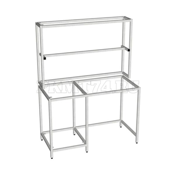 Каркас лабораторного стола с надставкой МТ 23-6 серый Каркас лабораторного стола с надставкой МТ 23-6 серый