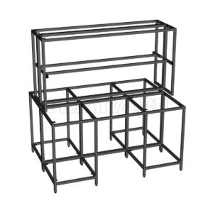 Каркас островного двухтумбового стола МТ 23-11 черный Каркас островного двухтумбового стола МТ 23-11 черный