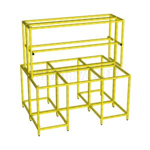 Каркас островного двухтумбового стола МТ 23-11 желтый Каркас островного двухтумбового стола МТ 23-11 желтый