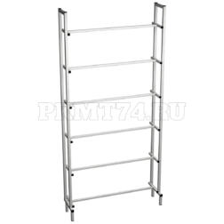 Каркас стеллажа одностороннего МТ 03-1 серый