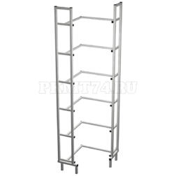 Каркас стеллажа углового МТ 03-4 серый