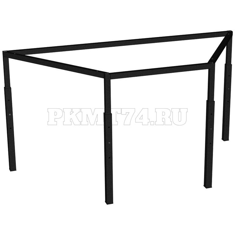 Каркас стола регулируемый «Трапеция МТ 17-8 черный
