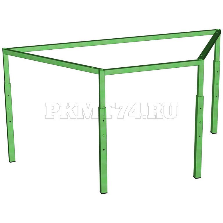 Каркас стола регулируемый «Трапеция МТ 17-8 зеленый
