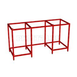 Каркас стола с двумя тумбами МТ 23-8 красный