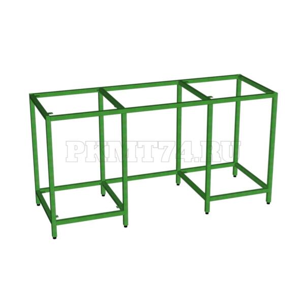 Каркас стола с двумя тумбами МТ 23-8 зеленый Каркас стола с двумя тумбами МТ 23-8 зеленый