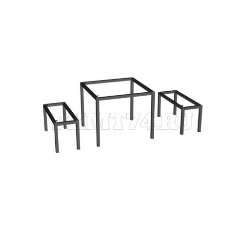 Каркас стола с лавочками 40 МТ 26-21 черный