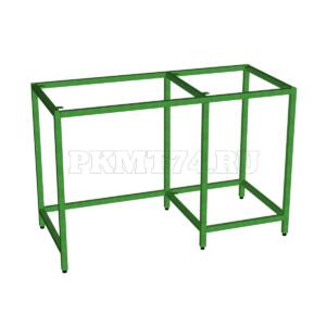 Каркас стола с правой тумбой МТ 23-3 зеленый