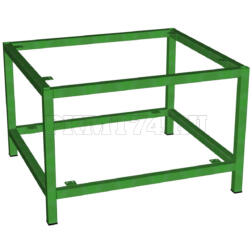 Каркас тумбы для приборов МТ 24-8 зеленый