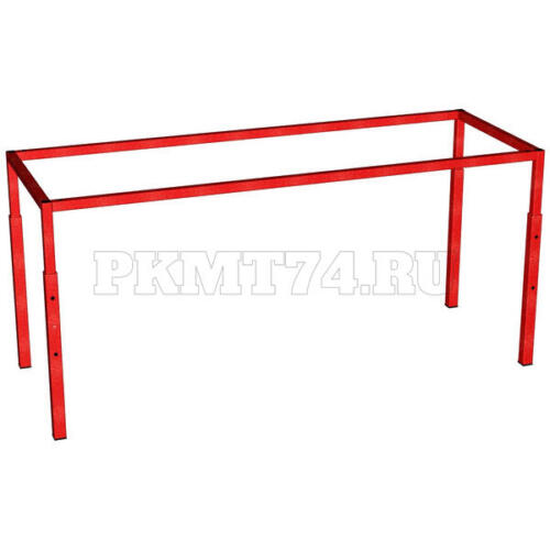 Регулируемый каркас стола малого МТ 17-6 красный Регулируемый каркас стола малого МТ 17-6 красный