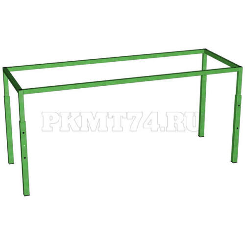 Регулируемый каркас стола малого МТ 17-6 зеленый Регулируемый каркас стола малого МТ 17-6 зеленый