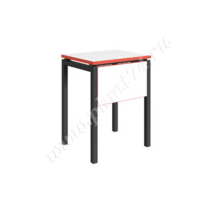 Стол модульный МТ 01-13-1 черный-белый-красный Стол модульный МТ 01-13-1 черный-белый-красный