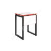 Стол модульный одноместный МТ 01-14-1 черный-белый-красный Стол модульный одноместный МТ 01-14-1 черный-белый-красный