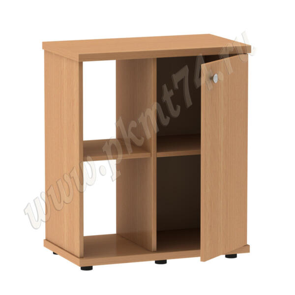 Офисная тумба под аквариум, с полкой и дверкой МТ 29-18 Бук