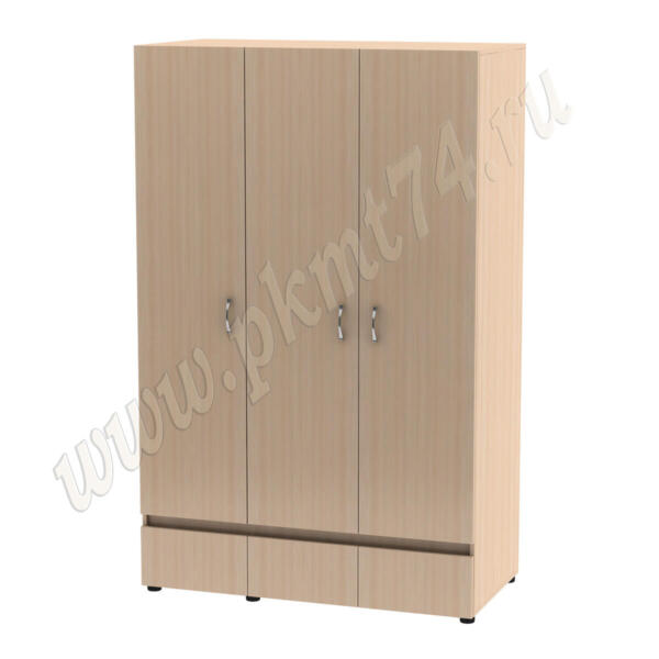Шкаф плательный комбинированный трехдверный MT 14-21 Дуб Мол