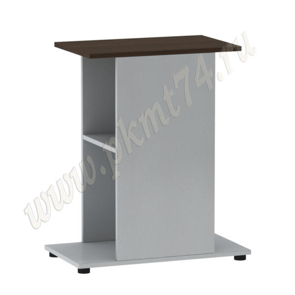 Тумба для аквариума в офис МТ 29-16 ОМ Алюминий-Венге