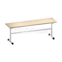 Банкетка ЛДСП на металлокаркасе МТ 05-13 Дуб молочный Банкетка ЛДСП на металлокаркасе МТ 05-13 Дуб молочный