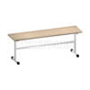 Банкетка ЛДСП на металлокаркасе МТ 05-13 Клен