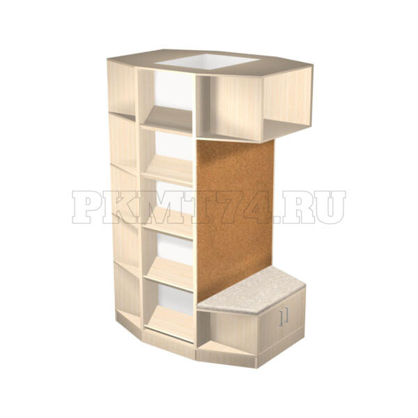 Книжный стеллаж МТ 11-20 Дуб молочный