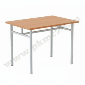 Стол обеденный на разборном металлическом каркасе МТ 20-8 Бук Бавария светлый