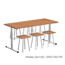 Стол обеденный с табуретами МТ 20-9 бук Бавария Стол обеденный с табуретами МТ 20-9 бук Бавария