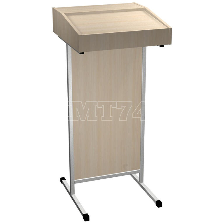 Трибуна напольная на металлокаркасе МТ 08-11 дуб молочный