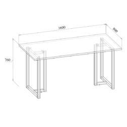 Обеденный стол в стиле Лофт