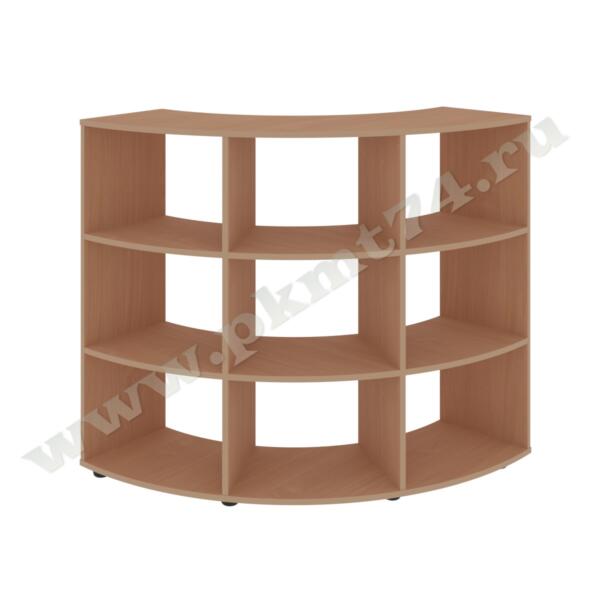 Стеллаж полукруглый МТ 11-21 Бук Бавария светлый