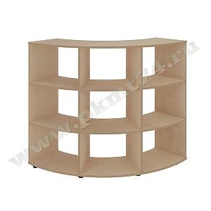 Стеллаж полукруглый МТ 11-21 Клён Стеллаж полукруглый МТ 11-21 Клён