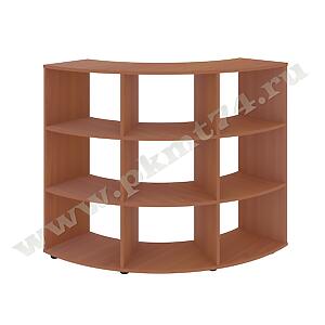 Стеллаж полукруглый МТ 11-21 Вишня Оксфорд Стеллаж полукруглый МТ 11-21 Вишня Оксфорд