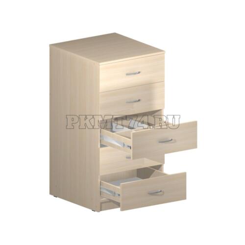 Тумба картотечная МТ 25-3 Дуб молочный