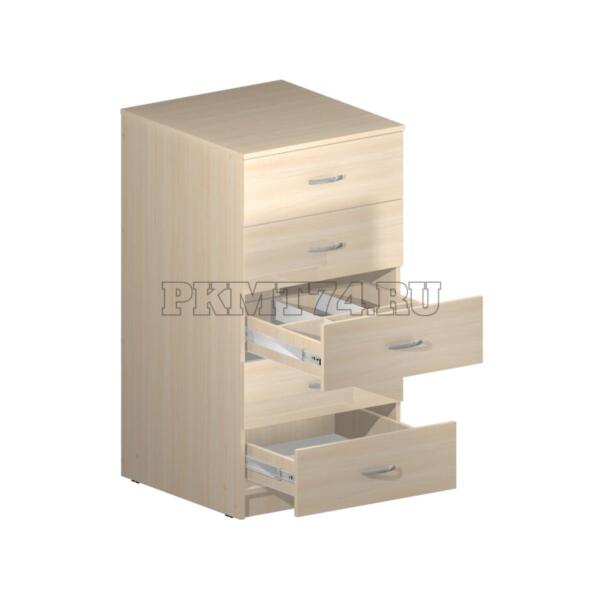 Тумба картотечная МТ 25-3 Дуб молочный